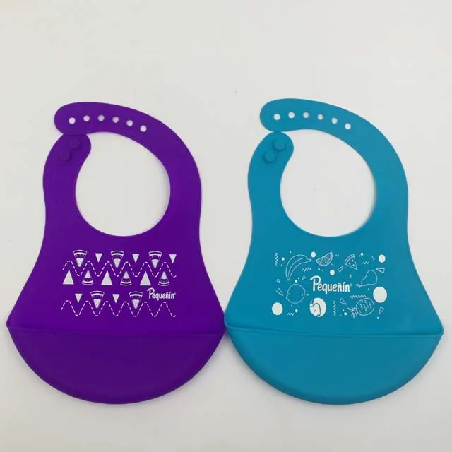 

Popular Promotional Custom Silicone Waterproof Baby Bib, Pantone no.