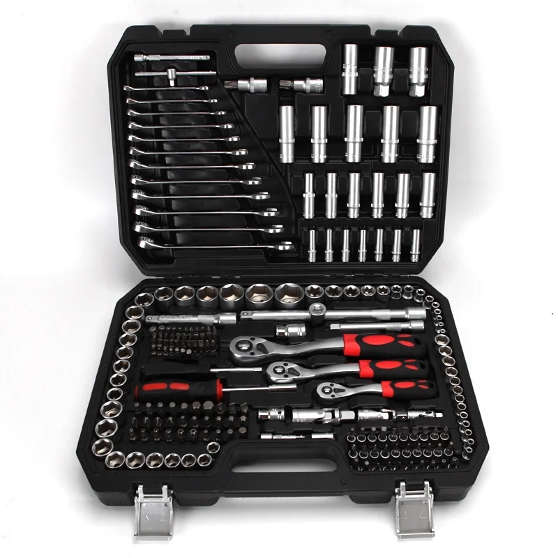 

KAFUWELL H18007AW 216PCS Professional Auto Repairing Tool Sets Socket Set Ratchet Handle