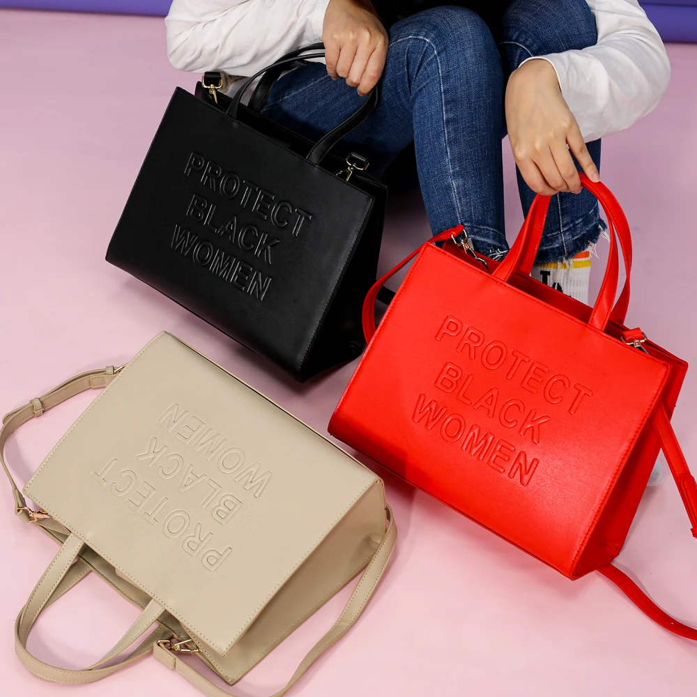 

New Arrival Designer Handbags Famous Brands Custom Tote Hand Bag PU Leather Diagonal Protect Black Women Luxury Purses 2022, 3colors