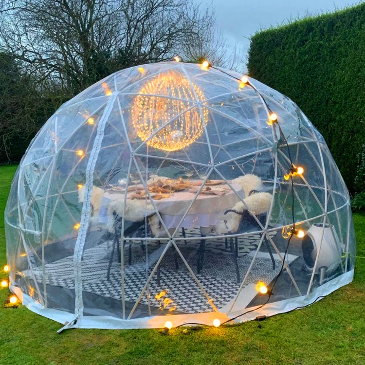 

TPU Cover transparent dome tent outdoor restaurant igloo tent for sale