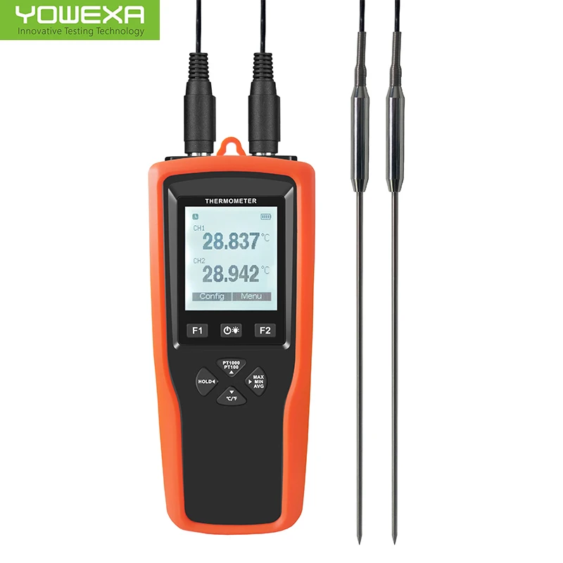 Yowexa Yet720l Ultra High Accuracy Thermometers Data Logger With Two