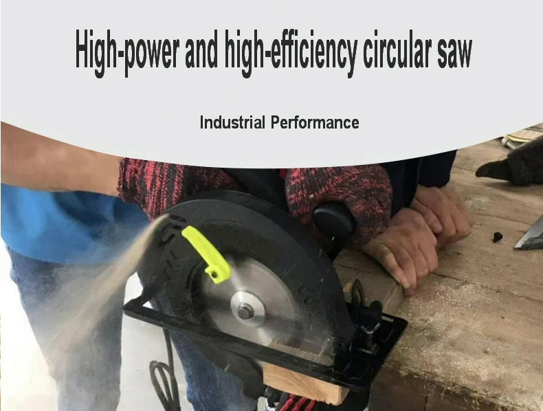 
1500W 185Mm 6000Rpm Wood Cutting Circular Saw Electric Power Tools 