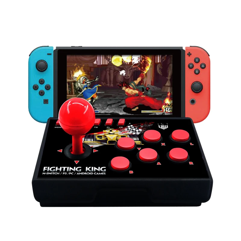

2021 Hot 4 in 1 New Wired For Nintend Switch Android Arcade Fightstick N-S witch host rocker accessories game handle