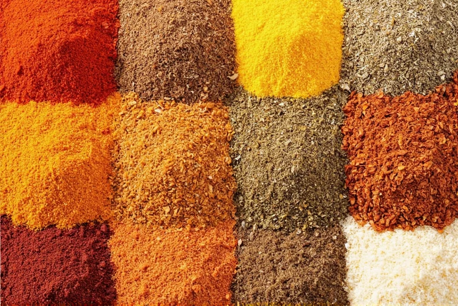 Dish garnished with spices