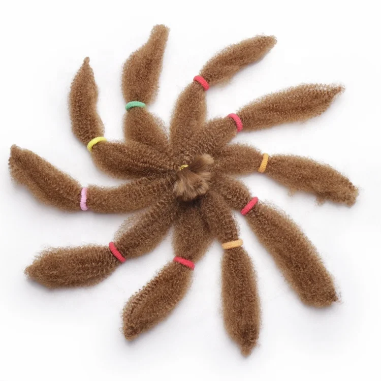 

A0405 cheap afro Kinky spring Twist hair Marley kinky Braid Crochet Synthetic Braiding Hair Extensions Bulk