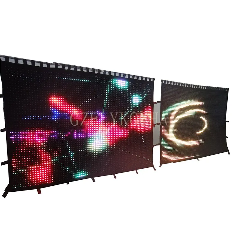 

Star design led cloth video wall stage lamp