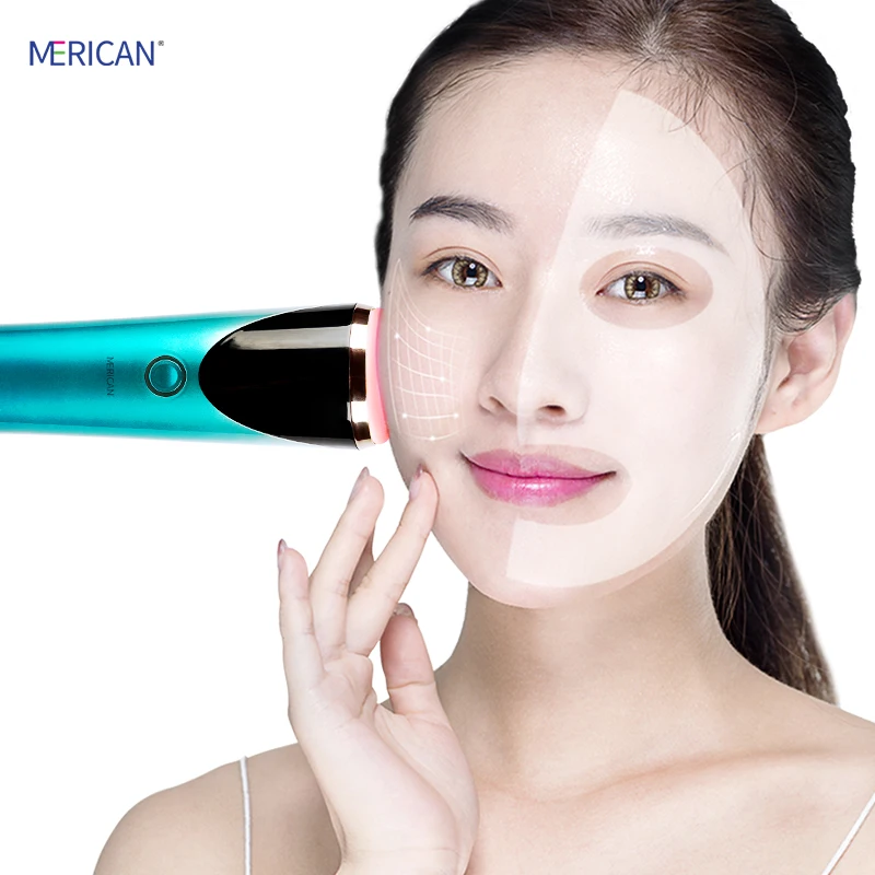 

Led Photon Facial Massager Skin Rejuvenation Blue Red Light Mesotherapy Electroporation Tighten Face Lift Beauty Skin Treatment