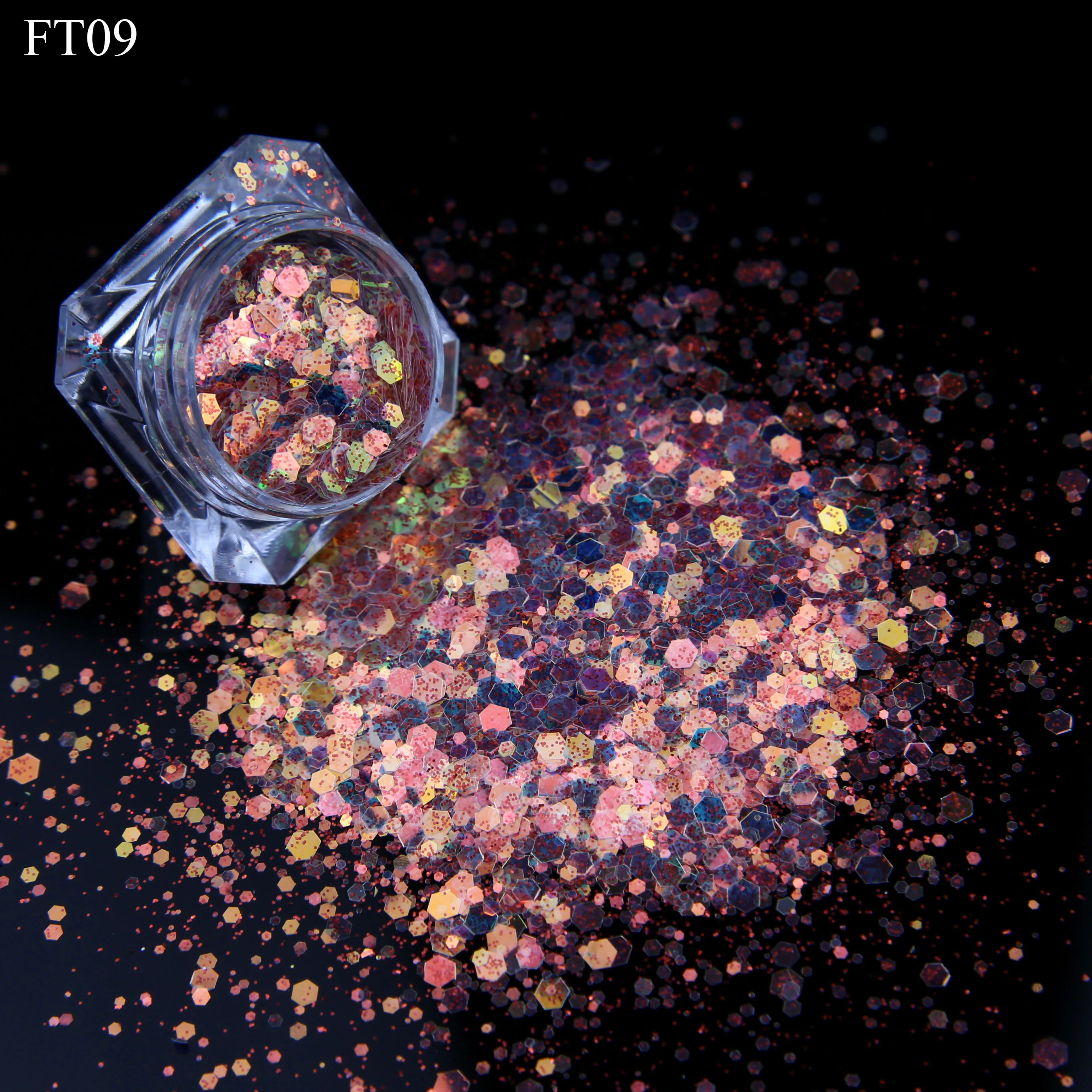 Hot Selling Finest Glitter Powder Flat Sequins Glitter Body Bulk