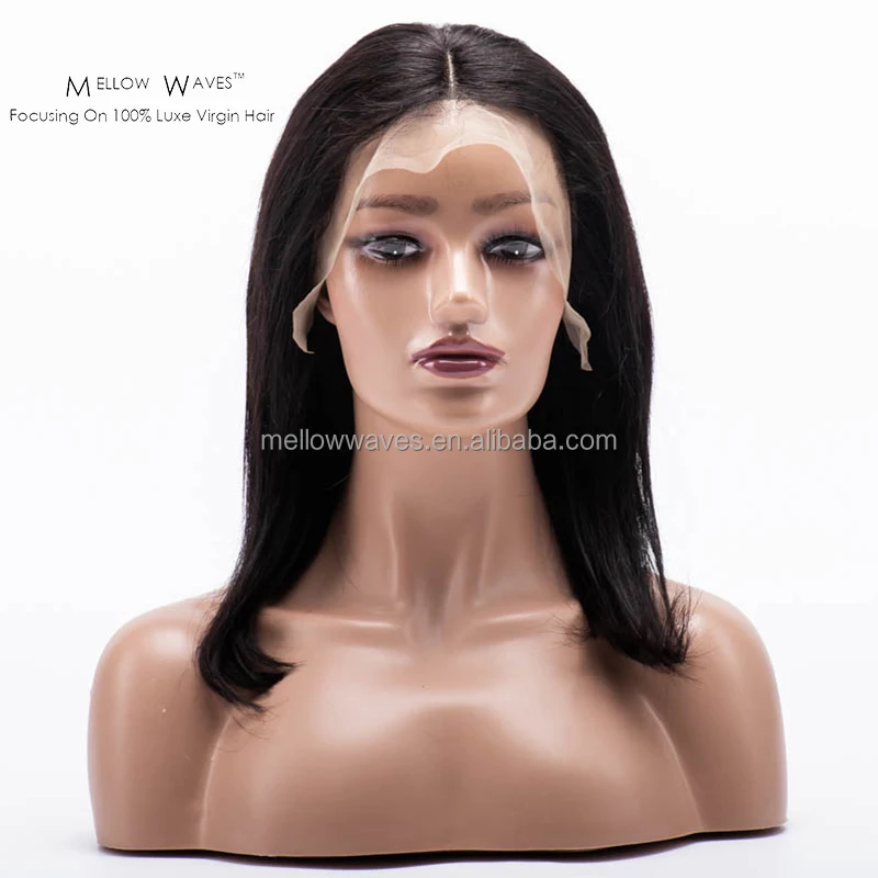 

mellow waves Wholesale 100% Virgin Remy Human Hair Straight Wig Brazilian Remy Hair Human Hair Wigs For Women