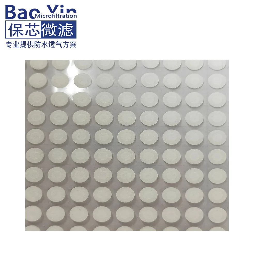 
Adhesive Breathable white acoustic vent membrane 