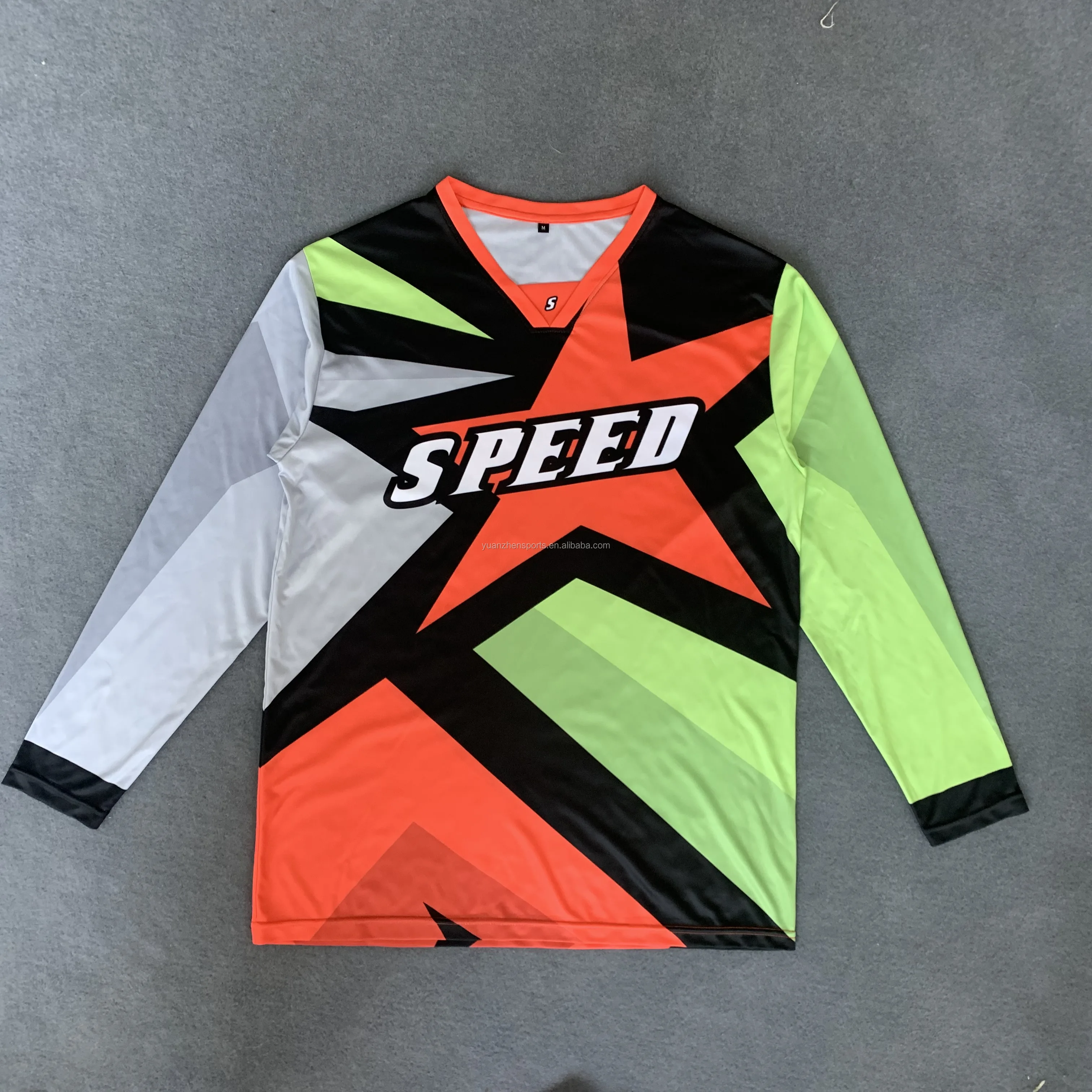 

wholesales sublimation printing motorcycle jersey