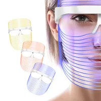 

2020 professional skin care products face infrared photon blue red light therapy led electrical facial mask