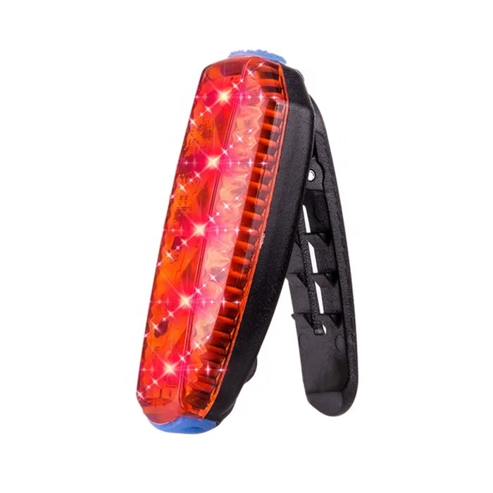 

Waterproof Flashing 5 Led Night Clip on Arm Running Lamp USB Rechargeable Safety clip light Outdoor Sports Road Bike Taillight