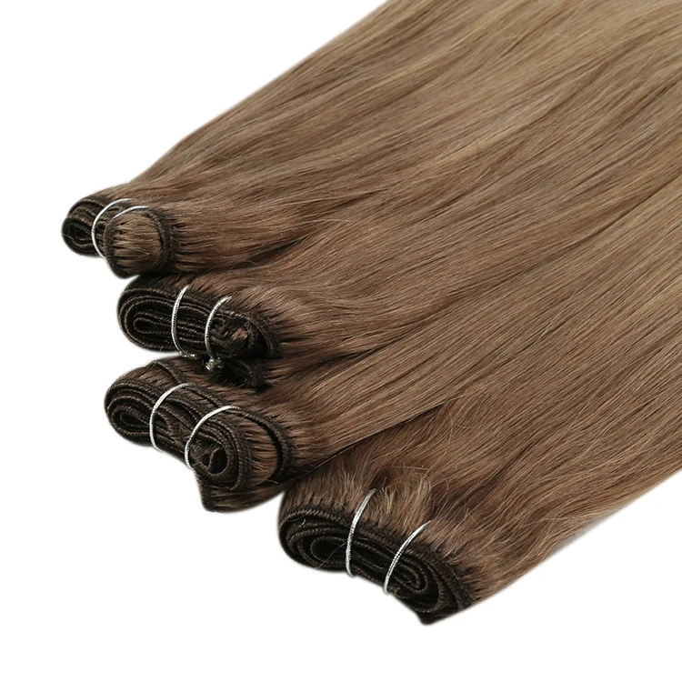 

Full Shine Hot Sale Salon Quality #10/14 Balayage Color Remy Hair Weft Extensions