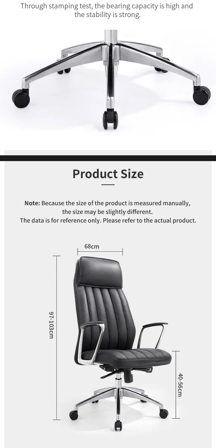 Solid Wood Design Silver Star Base Products Tilting Mechanism Office Chair