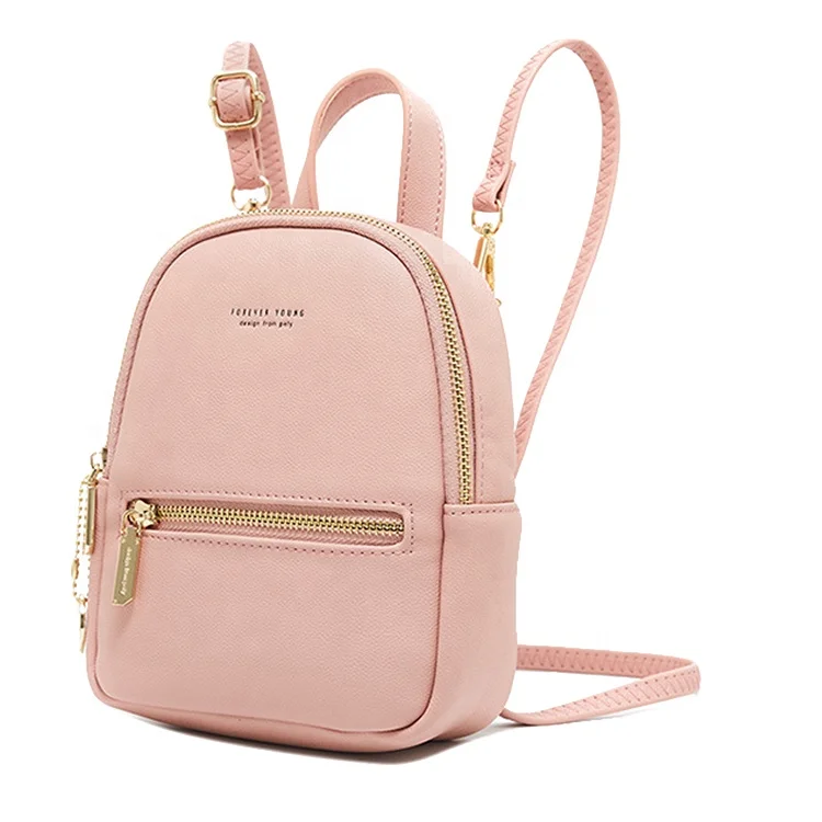 

New Luxury Fashion Mini PU Leather Backpack for Women Ladies Handbag, As showed options