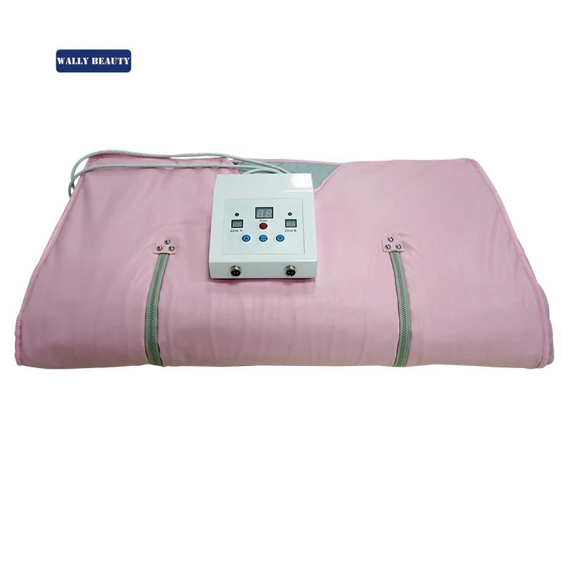 

Wallybeauty 2 zones body slimming & detox portable far infrared heated sauna blanket, Optional