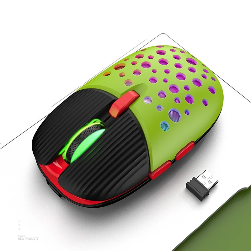 

Cheapest Price 6 Keys 2.4G Wireless Charging Mouse Mini Colorful RGB Gaming Mouse