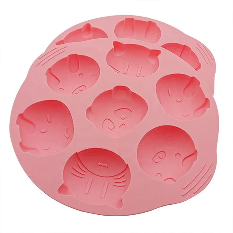 

Design Silicone Cake Mold Wholesale 100% Food Grade Eco-friendly Cute Cake Tools, Pink