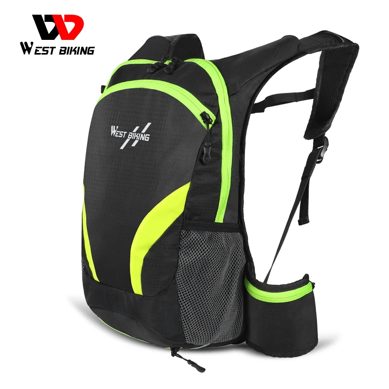 

WEST BIKING Outdoor Sports Bicycle Cycling Reflective Bag Hydration Backpack Travel Waterproof Breathable Bike Pannier Bag