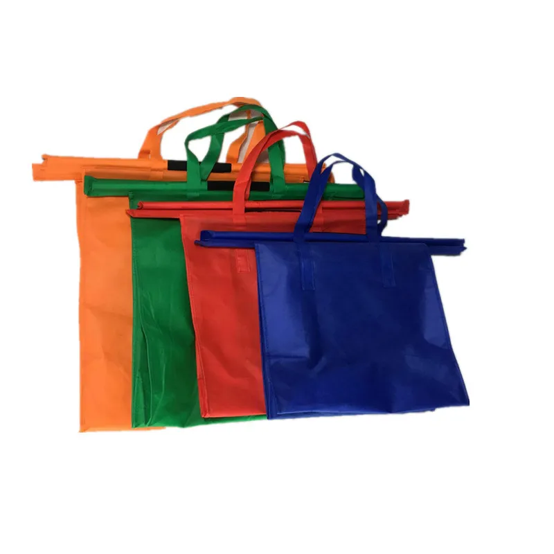 

Wholesale 4PCS/Set Shopping Cart Trolley Bags Foldable Reusable Grocery Shopping Bag