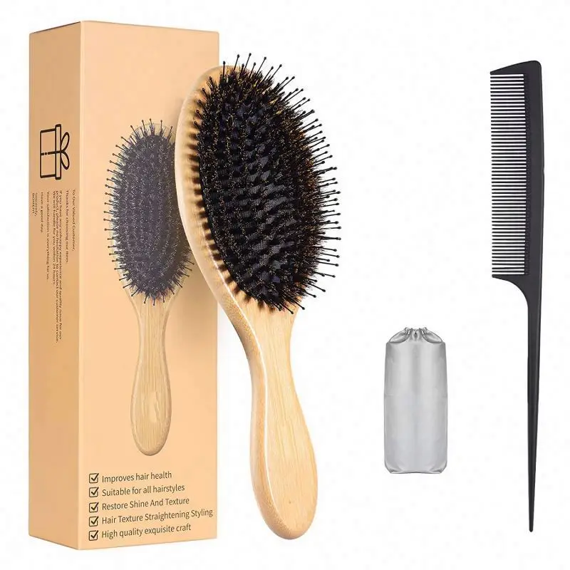 

Wholesalewoodenhairbrushes Sofa Maintainer Head Brush Ecoboarbristlehairbrushset Straighteningironhairbrush