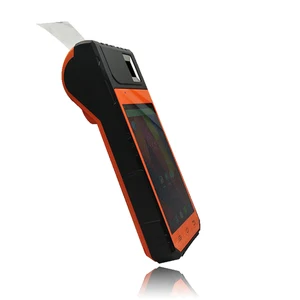 FP09 Portable Handheld 2D Barcode Scanner Fingerprint Android PDA with Built-in Printer