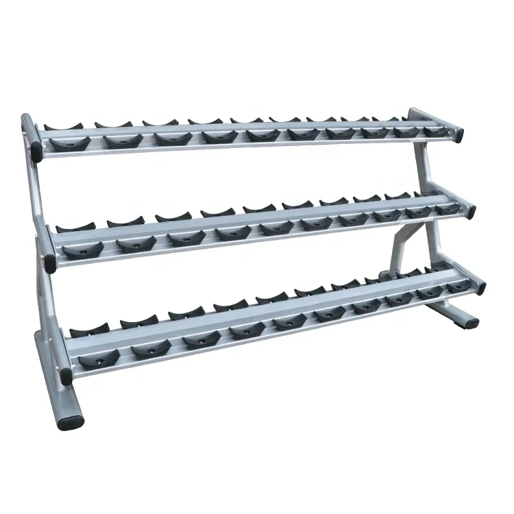 

3 tier dumbbells with rack commercial fitness gym equipment dumbbell sets, Can be customized