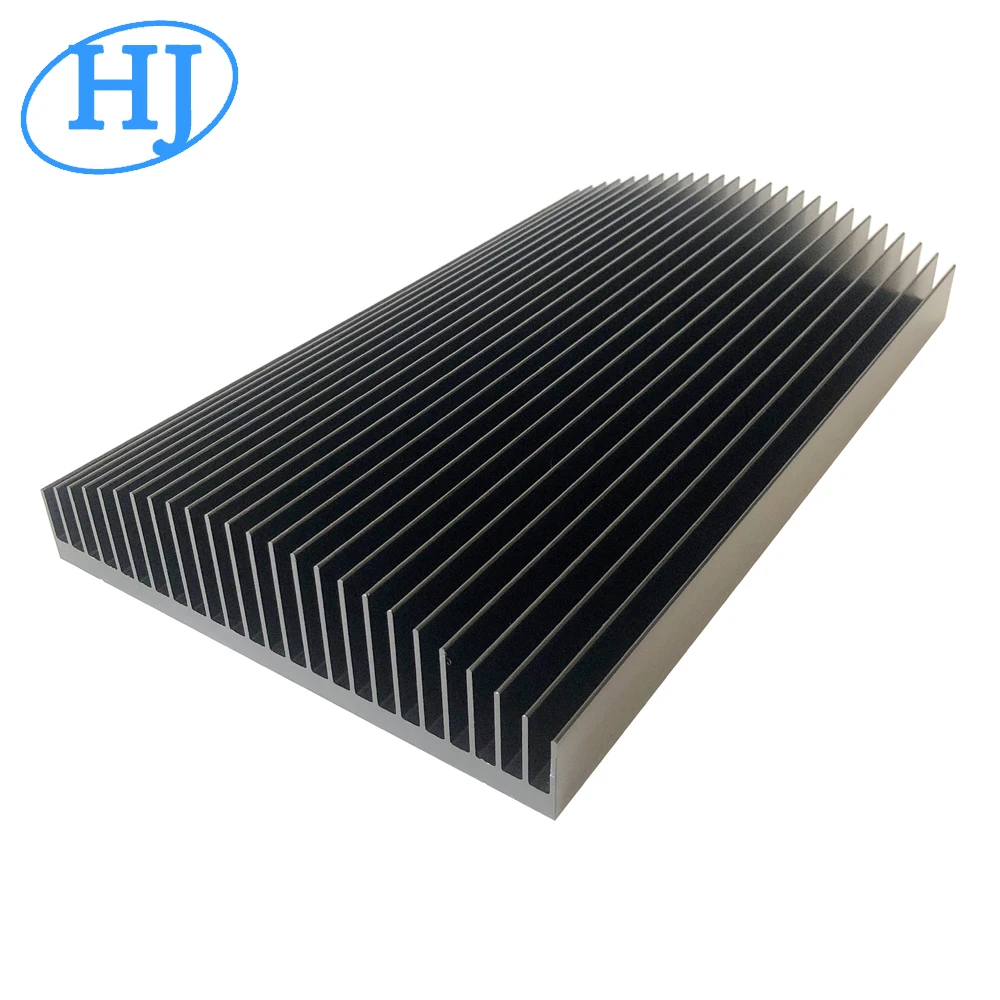 

Black anodized extruded aluminum LED heatsink Amplifier heat sink 175(W)*45(H)*300(L)mm