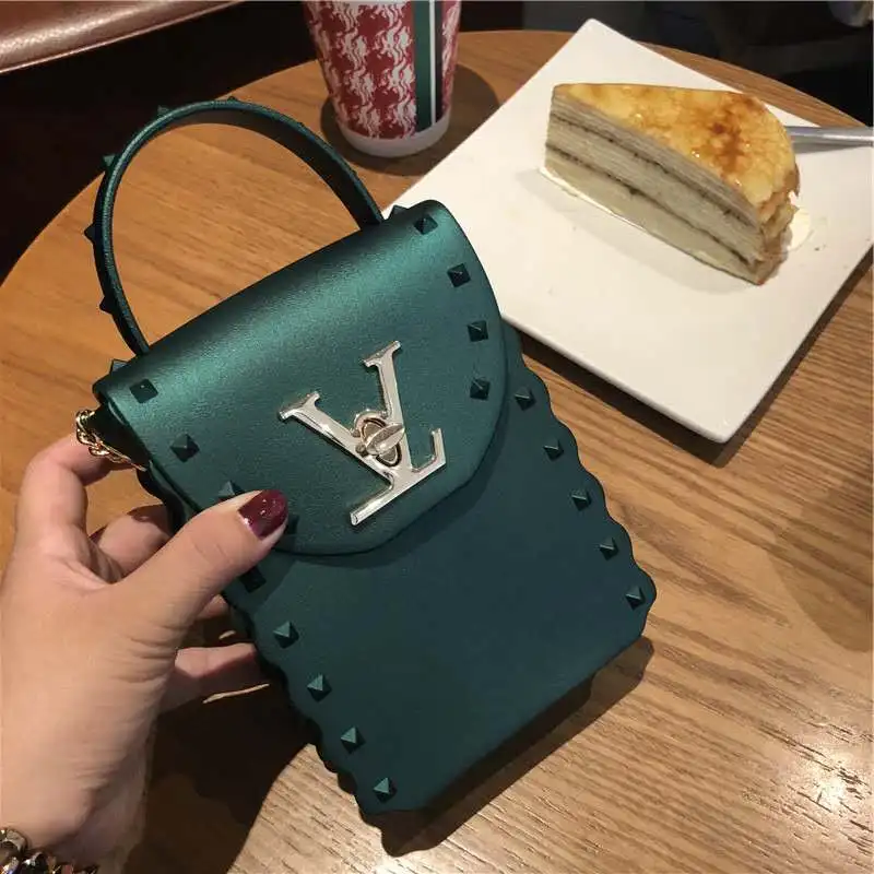 

new purses and bags women handbags mini silicone pvc ladies fashion handbag, Blue,red,black,green......