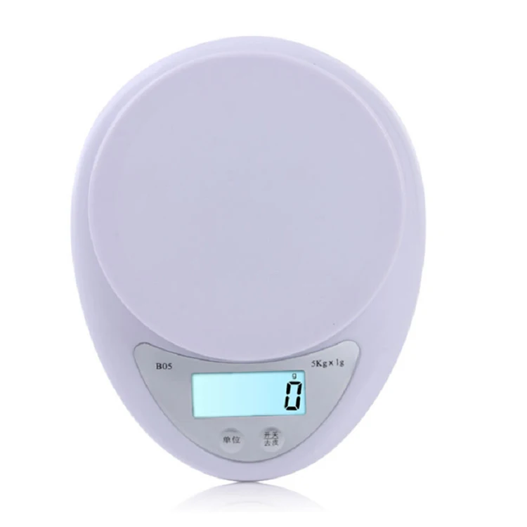 

2021 kitchen digital scales 5kg high electronic kitchen scale, White, or customized