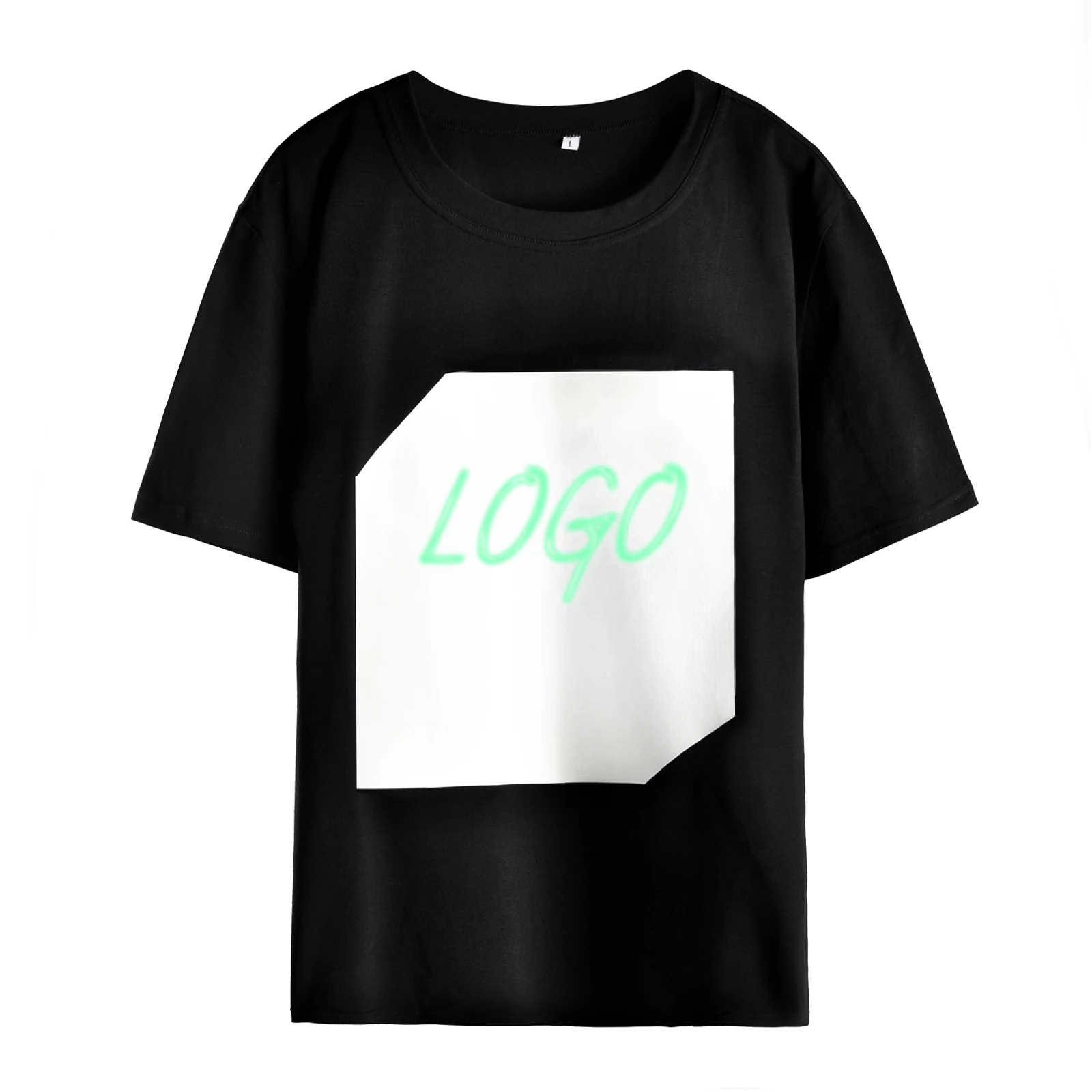 

Led light up Shirt Growing in the Dark LED Birthday Parties Festivals Fluorescent Night Drawing Luminous T Shirt, Customized color