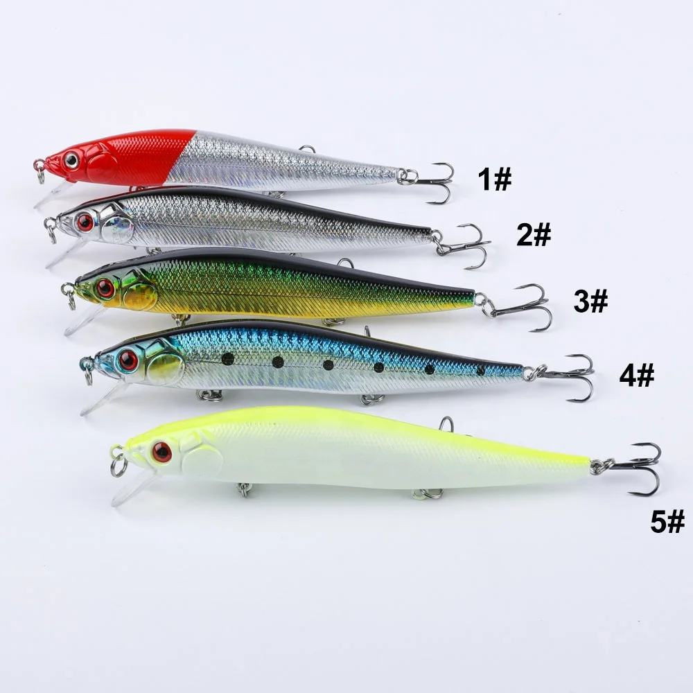 

144In stock low MOQ 140mm 22g long cast minnow lure minnow seabass minnow lure fishing tackle lure