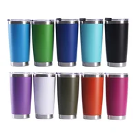 

Wholesale 20oz Double Wall Vacuum Insulated Travel Mugs Stainless Steel Tumbler Wine cups 20 oz stainless steel tumbler