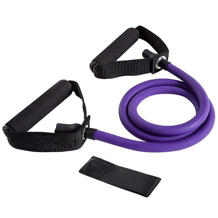 

Home Workout Fitness Handles Latex Free Kilograms Set Resistance Tubes, Customized color