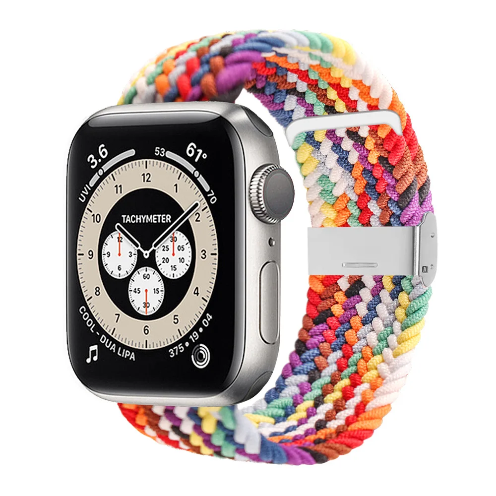 

EACHE Armband New Product Stretch Braided Elastic Woven Nylon Watch Band For Apple, Optional