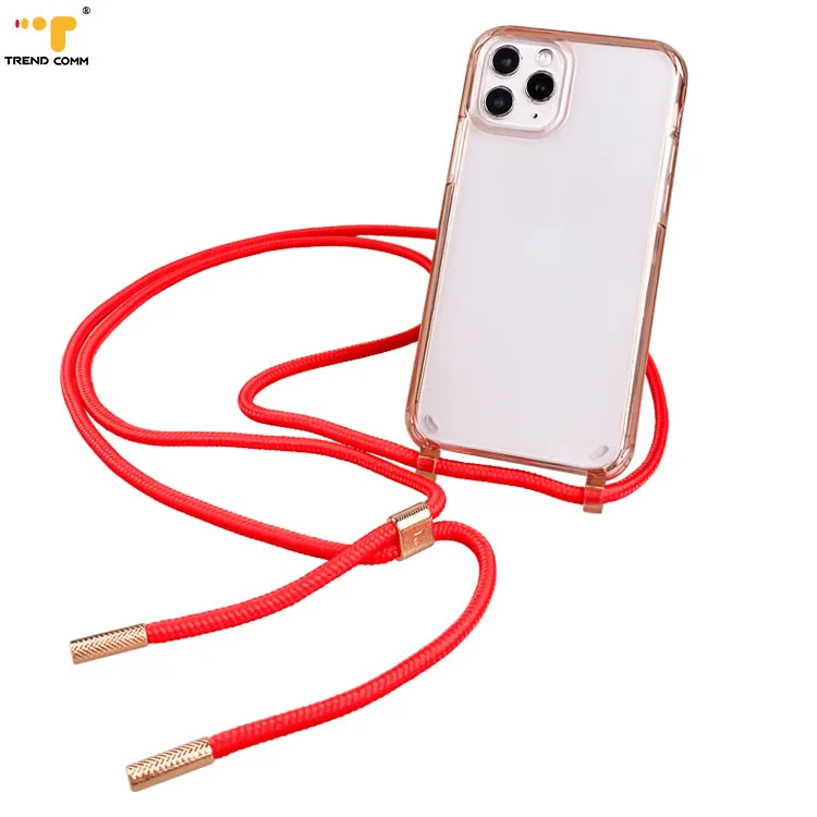 

Custom Logo Detachable Cord Yellow Reflective Polyester Adjustable 2 Screws Point Quick Adjust Sling Phone Case Strap