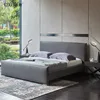 foshan bed modern pu leather bed hotel double beds