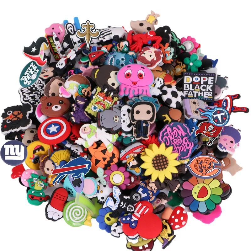 

Accessories Decoration Decorations Jibitz Oem Accessory Women Clog Soft Wholesale Rubber Shoes Pcs Custom Charm Pvc Charms Shoe
