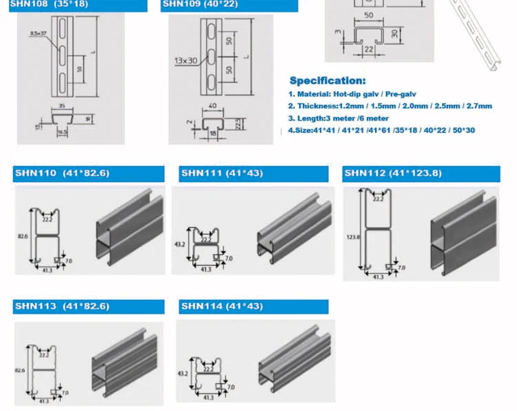 Galvanised Gi C Channel Steel Unistrut Suppliers Malaysia Buy