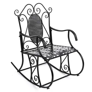 Outdoor Patio Furniture Decorative Wrought Iron Garden Rocking Chair Buy Metal Garden Antique Rocking Chair Metal Rocking Chair For Garden Patio Kd Leisure Rocking Chair Product On Alibaba Com