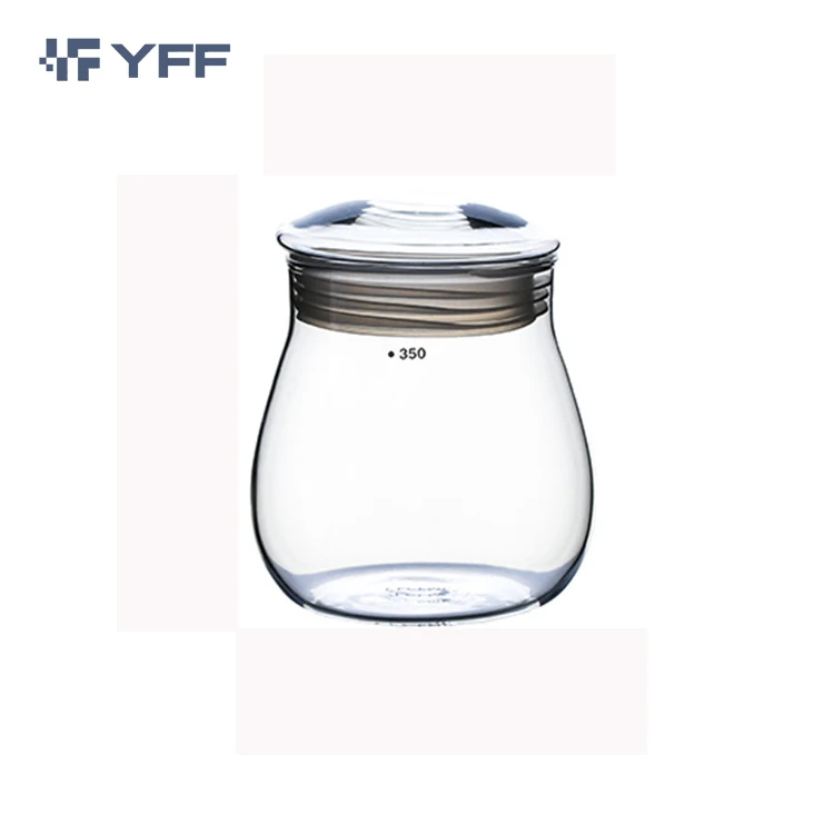 

Amazon Top Seller Glass Jars For Candles Stainless Steel Cover Glass Bottle, High transparency