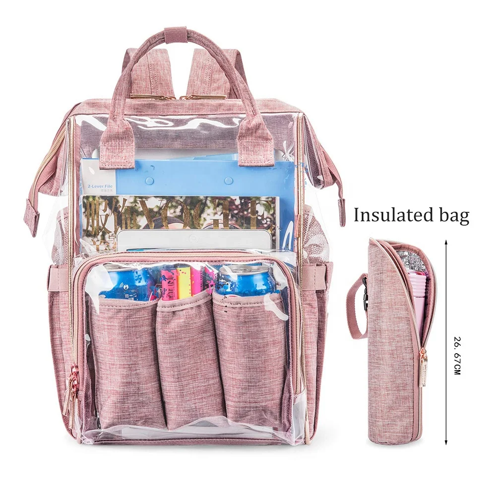 

designer PVC clean baby fashion diaper bag mummy travel diaper backpack, Customized color