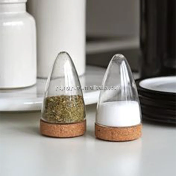 Kitchen 70ml Small Clear Glass Spice Jar Salt Pepper Shaker Bottle With Cork Stopper Buy Glass