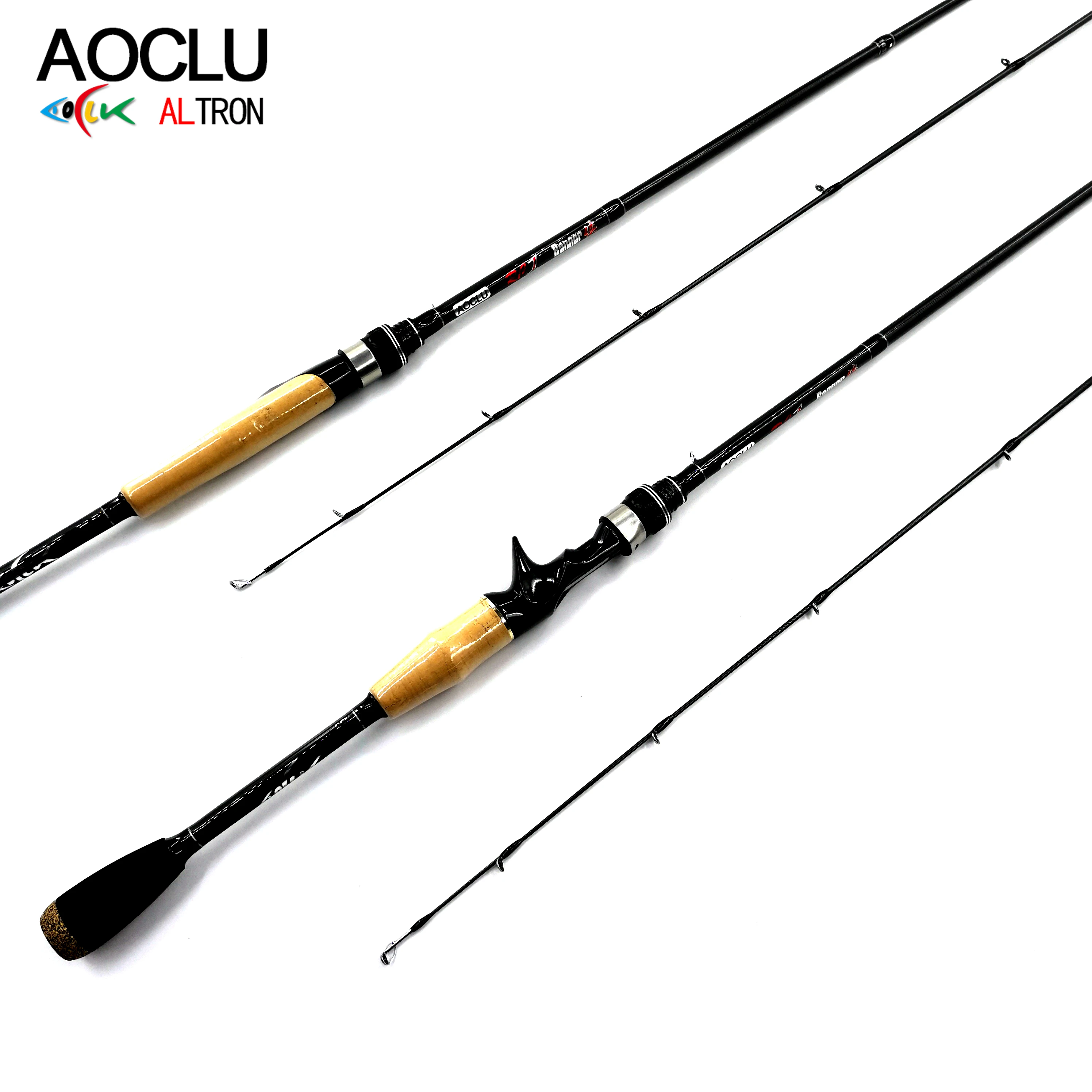 

AOCLU Qualified Fishing Rod IM6 100% 24T carbon 3PC Spinning and 7' Light Baitcasting Style For Saltwater/Freshwater Fishing