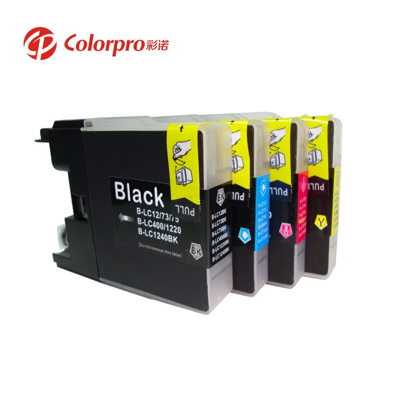 Colorpro Refill Ink Cartridge Lc12 40 71 73 75 Compatible For Brother Mfc J6910cdw J6710cdw J5910cdw Printer View Lc12 Colorpro Hot Color Product Details From Colorpro Technology Co Ltd On Alibaba Com