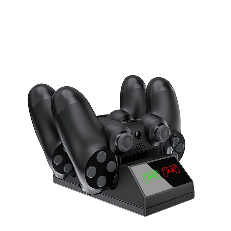 

High quality new design mini controller charging adapter fast custom logo original charger dock for ps4, Black