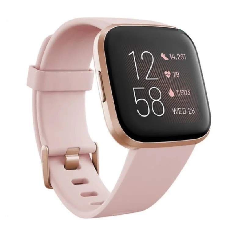 

Suitable for fitbi t versa2 silicone strap versa lite official same color buckle replacement sports strap, 13 colors
