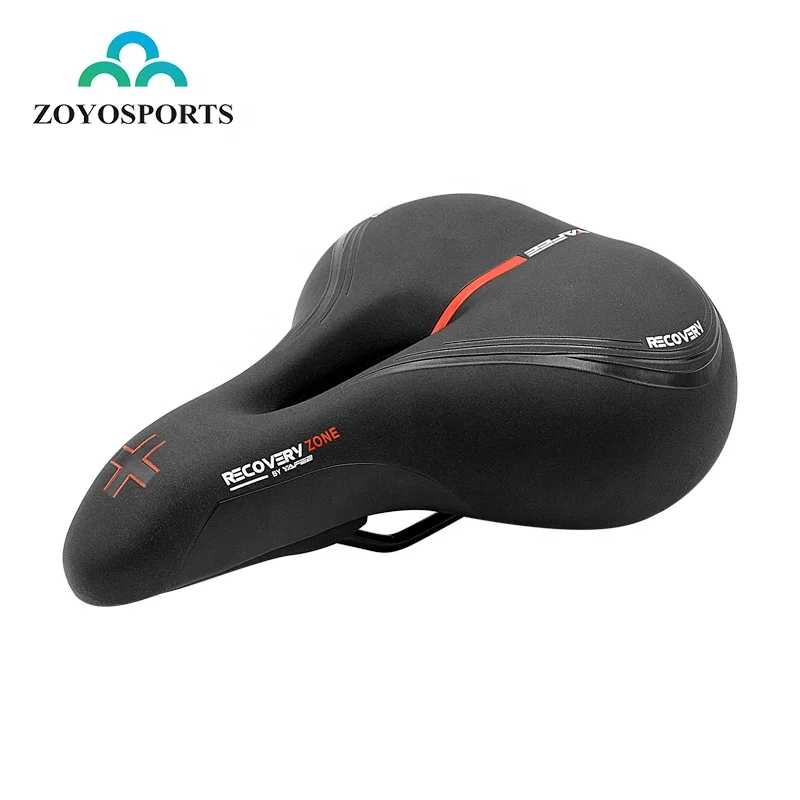

ZOYOSPORTS Bike seat City Bicycle saddles for Men and Women Waterproof bike Saddle with light Exercise Seats Wide bike Seat, Black/blue,black/red, or as your request
