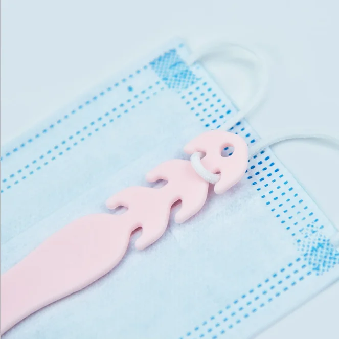 
Adjustable ear pain protector extension hook strap for face mask with earloop 